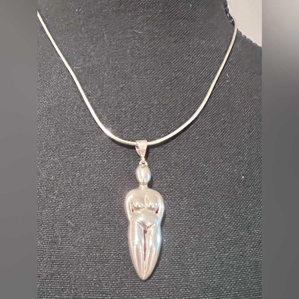Sterling Silver Goddess Pendant
Chain not included